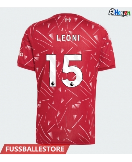 Günstige Liverpool Giovanni Leoni #15 Heimtrikot 2026-27 Kurzarm